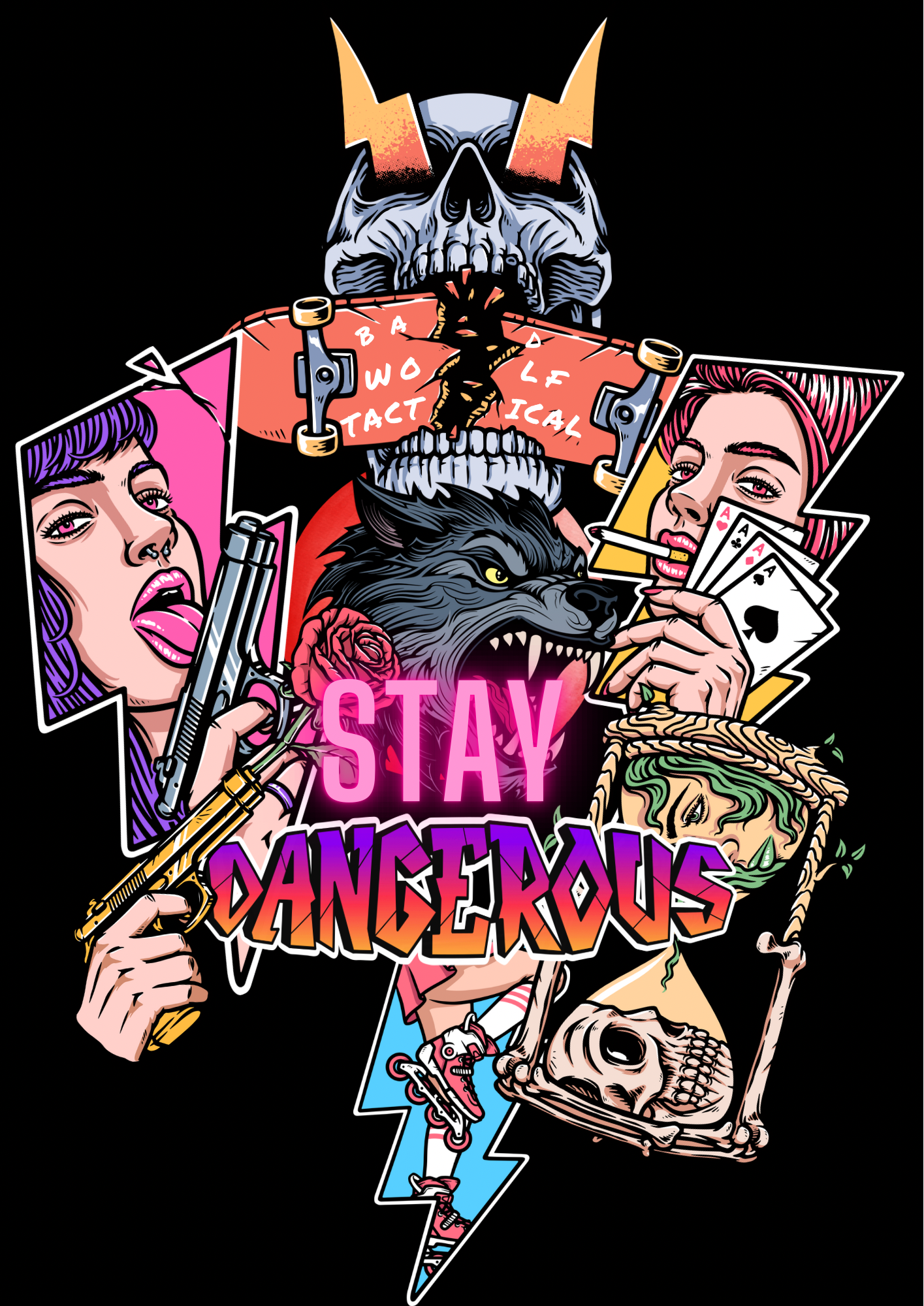 STAY DANGEROUS T-SHIRT v2